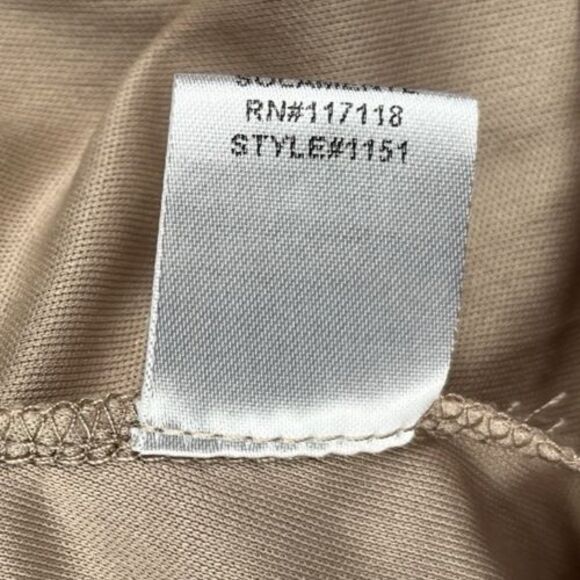 Soieblu Black Lace Overlay Beige Lining Dress Size Medium Romantic Whimsigoth - Picture 14 of 16